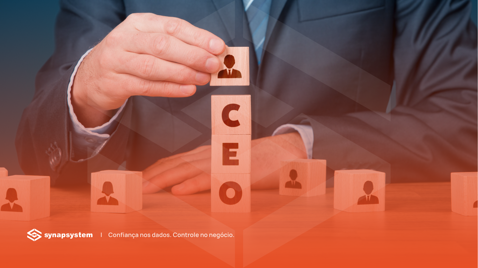 Executivos C-Level analisando dados operacionais integrados com governança, rastreabilidade e confiança para decisão estratégica.